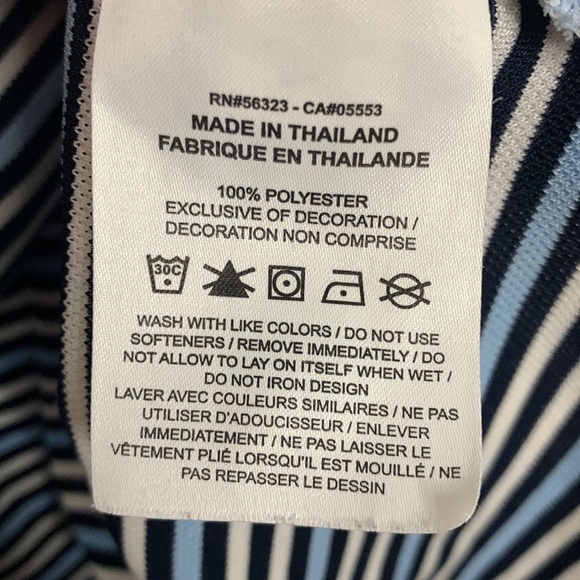 Men’s Nike Dri Fit Striped Golf Polo Style Golf Shirt, Standard Fit, XXL - Picture 4 of 5